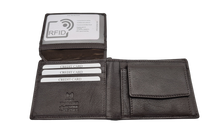 Load image into Gallery viewer, Migant Design Brown and Black leather wallet men 6569 - Migant
