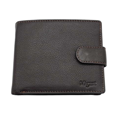 Migant Design Men leather wallet brown 6550 - Migant