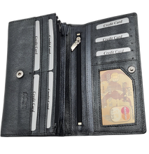 Load image into Gallery viewer, Migant Design Woman leather wallet - Migant

