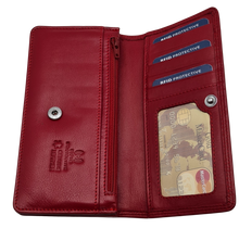 Φόρτωση εικόνας στο εργαλείο προβολής Συλλογής, Migant Design Woman leather wallet with RFID protection 109 - Migant
