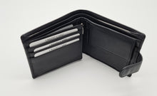 Load image into Gallery viewer, Migant design Black leather wallet in box - Migant
