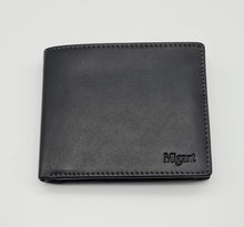 Load image into Gallery viewer, Migant Design black leather wallet in box - Migant
