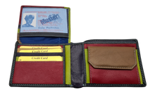 Load image into Gallery viewer, Migant Design Multicolour leather wallet 72357 - Migant
