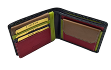 Load image into Gallery viewer, Migant Design Multicolour leather wallet 72357 - Migant
