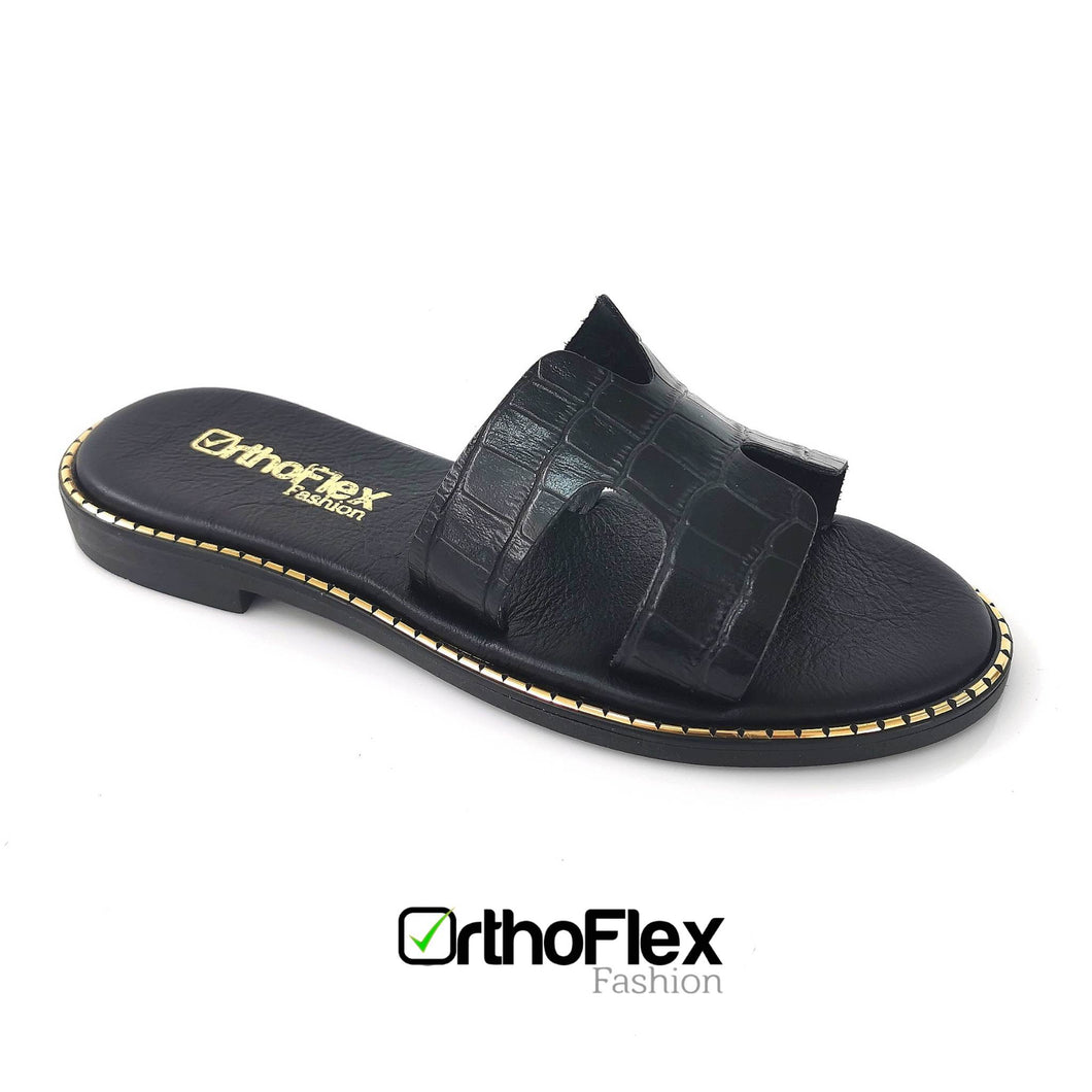 ORTHOFLEX FASHION 1001 Black Croco